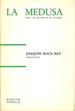 Joaquin Roca Rey. Opere recenti