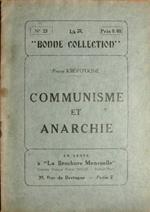 Communisme et Anarchie. Prima edizione