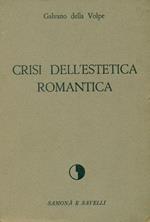 Crisi dell'estetica romantica