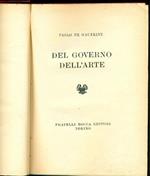 Del governo dell'arte