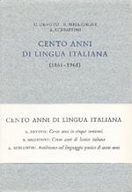 Cento anni di lingua italiana (1861-1961)