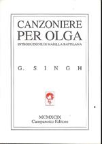 Canzoniere per Olga