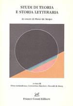 Studi di teoria e storia letteraria in onore di Pieter de Meijer