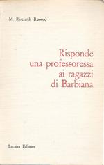 Risponde una professoressa ai ragazzi di Barbiana