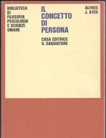 Il concetto di persona e altri saggi. Sottolineature a penna