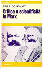 Critica e scientificità in Marx