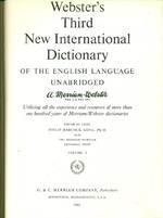 Webster's Third New International Dictionary of the English language