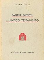 Pagine difficili dell'Antico Testamento