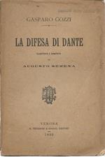 La difesa di Dante illustrata e annotata da Augusto Serena