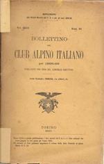 BOLLETTINO del Club Alpino Italiano pel 1895-96 pubblicato per cura del Consiglio Direttivo