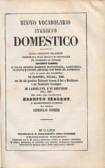 Nuovo vocabolario italiano domestico - unito - Nuovo vocabolario italiano d'arti e mestieri