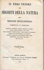 Il vero tesoro dei segreti della natura ossia Manuale enciclopedico corredato di cognizioni..