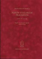 Rerum vulgarium fragmenta. Facsimile del codice autografo Vaticano latino 3195 - unito - Pagine con recupero digitale della scrittura - unito - Commentario