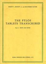 The Pylos Tablets transcribed. Part I: Texts and Notes