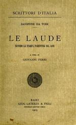 Le Laude secondo la stampa fiorentina del 1490