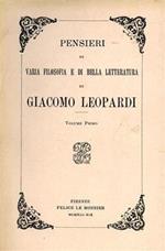 Pensieri di varia filosofia e di bella letteratura vol. VI