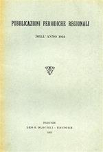 Pubblicazioni periodiche regionali dell'anno 1924