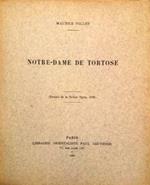 Notre - Dame de Tortose. Extrait de la revue Syria,1929