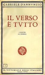 Il verso é tutto. L'Isottéo. La Chimera