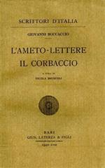 L' Ameto, lettere, il Corbaccio