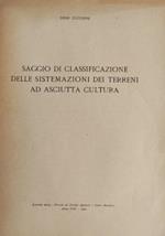 Saggio di classificazione delle sistemazioni dei terreni ad asciutta cultura