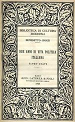 Due anni di vita politica italiana 1946 47