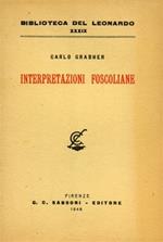 Interpretazioni Foscoliane