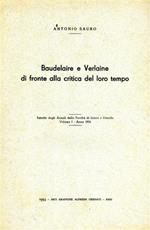 Baudelaire e Verlaine di fronte alla critica del loro tempo