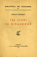 Tre Studi su Giraudoux