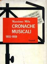 Cronache musicali 1955 - 1959