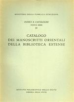 Catalogo dei manoscritti orientali della Biblioteca Estense