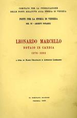 Leonardo Marcello notaio in Candia. 1278 - 1281