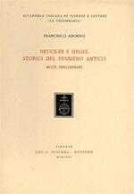 Brucker e Hegel. Storici del pensiero antico. Note preliminari