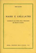 Nairi e Ur u atri. Contributo alla storia della formazione del regno di Urartu