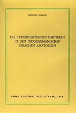 Die Satzeinleitenden Partikeln in der indogermanischen Sprachen Anatoliens