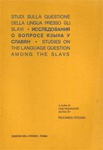 Studi sulla questione della lingua presso gli slavi