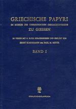 Griechische Papyri im Museum des oberhessischen Geschichtsvereins zu Giessen ( P. Giss )