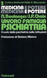 Lavoro famiglia psichiatria. Il ruolo della psichiatria nelle istituzioni