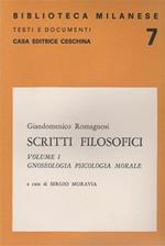 Scritti filosofici. Vol. I. II