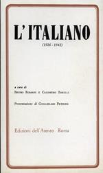 L' italiano ( 1926 - 1942 )