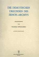 Die demotischen Urkunden des Zenon. Archivs