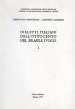 Dialetti italiani dell'Ottocento nel Brasile d'oggi. Vol. I