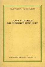 Nuove attestazioni dell'onomastica medio assira