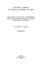 Commissione di Studio dei Provvedimenti per la conservazione e Difesa della Laguna e della città di Venezia. vol