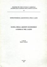 Guida degli Archivi economici a Roma e nel Lazio