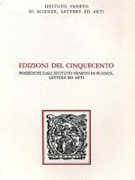 Edizioni del Cinquecento possedute dall'Ist. Veneto di Scienze, Lettere ed Arti. Catalogo breve