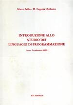 Introduzione allo studio dei linguaggi di programmazione. Anno Accademico 88/89