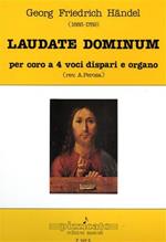 Laudate dominum per coro a 4 voci dispari e organo