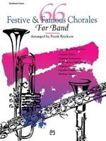 66 Festive Famous Chorales for Band. 3rd B - Flat Trumpet
