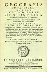 Geografia dè fanciulli ovvero metodo breve di geografia accomodato alla capacità dè Giovanetti (. ) Ristampa anastatica dell'ediz